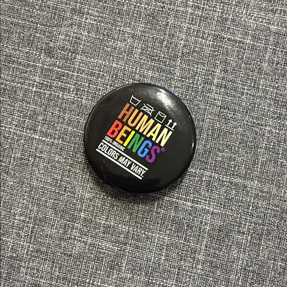 Rainbow Colors May Vary Button Pin
